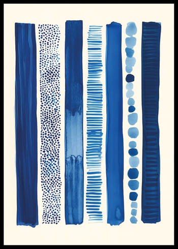 Poszter Blue Stripe Harmony