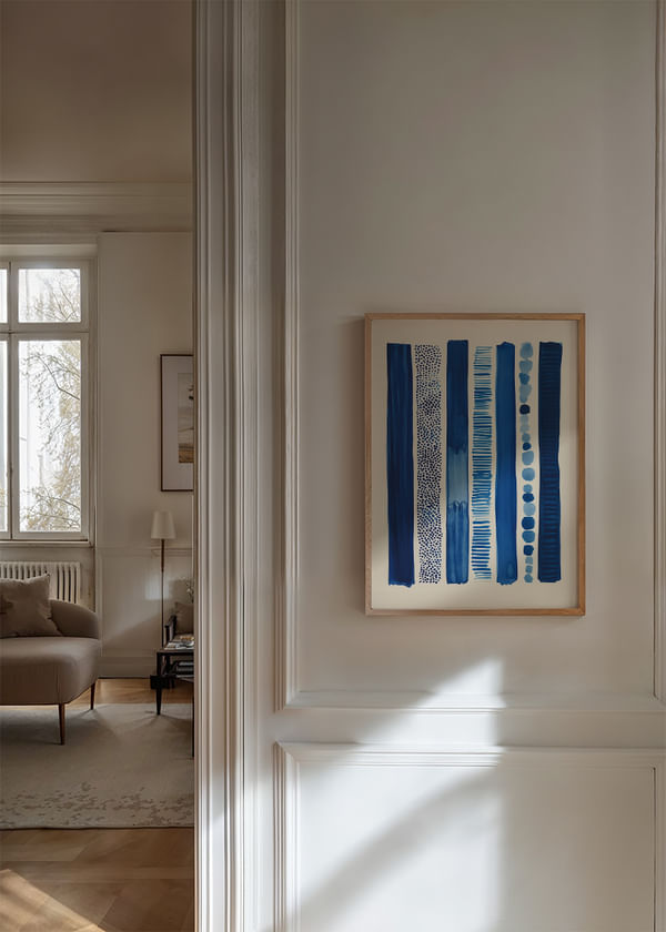 Poster Blue Stripe Harmony crossfade