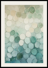 Soft blue and green circles create a calm and harmonious impression.-2