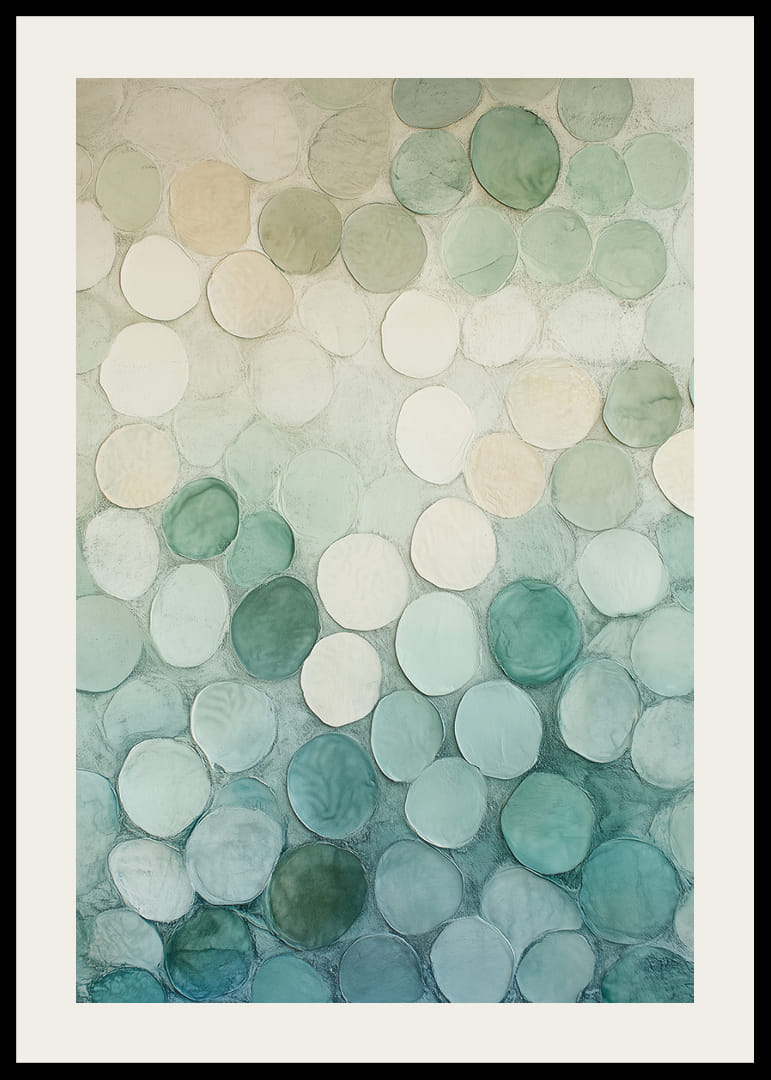 Soft blue and green circles create a calm and harmonious impression.-12
