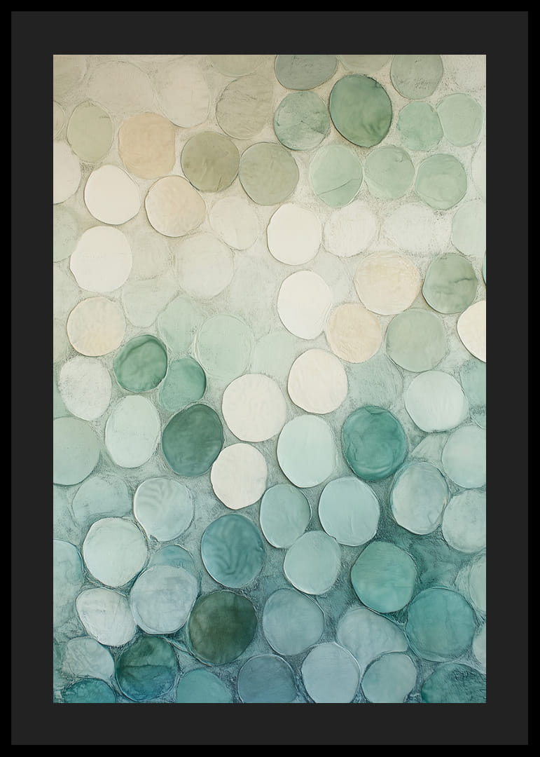 Soft blue and green circles create a calm and harmonious impression.-12