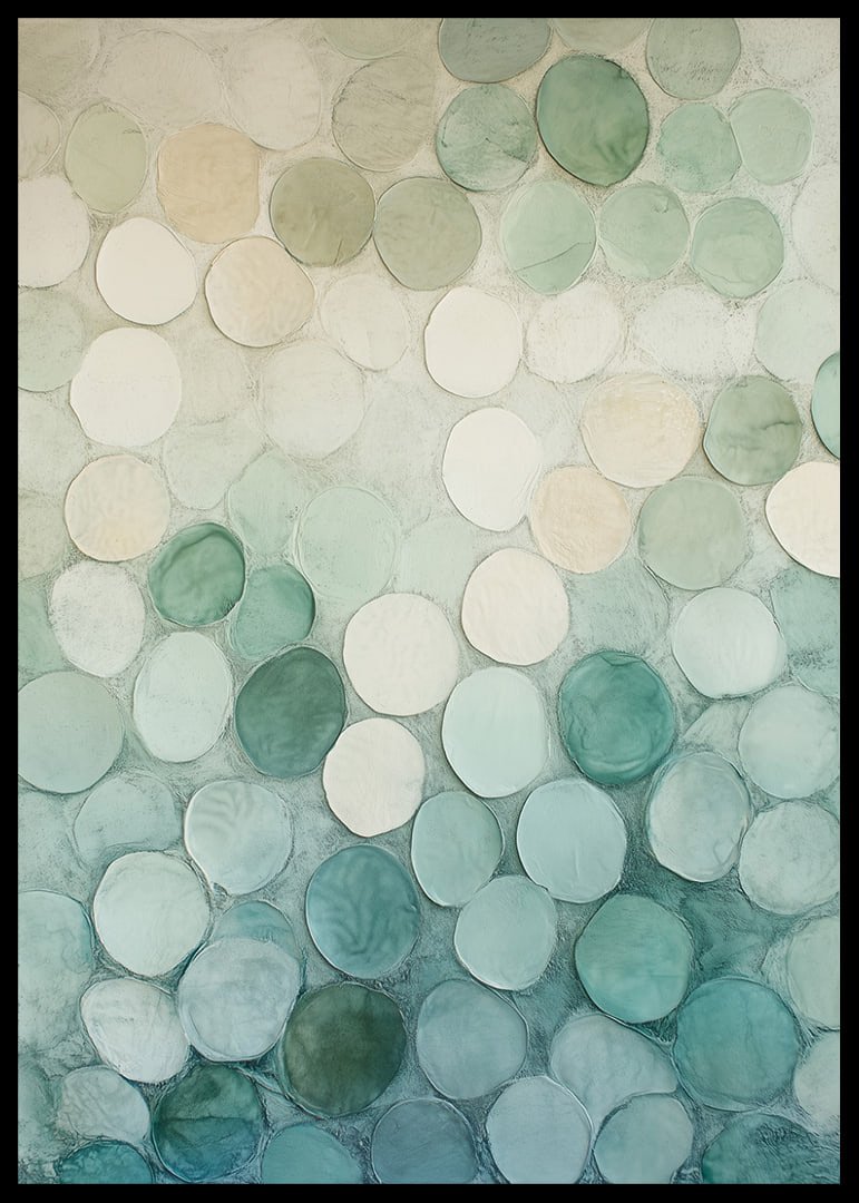 Soft blue and green circles create a calm and harmonious impression.-12