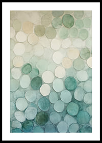 Soft blue and green circles create a calm and harmonious impression.-0