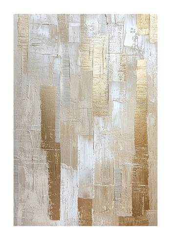 Poster Golden Textured Elegance