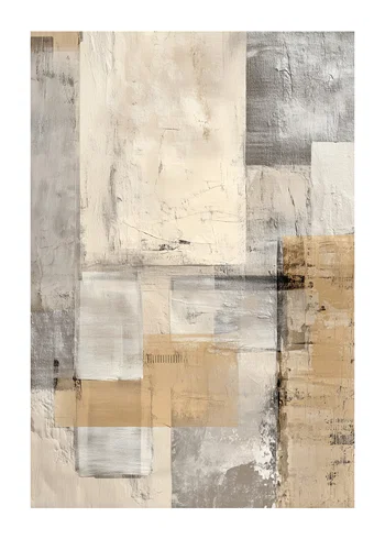 Poster Textured Harmony Layers