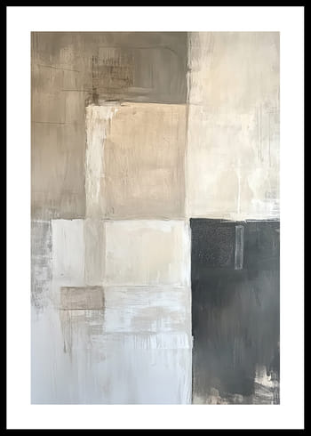 Poster Neutral Abstract Harmony
