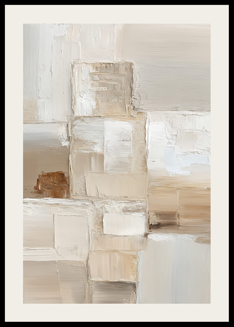 Jemná hra farieb v harmonickej abstrakcii.-12