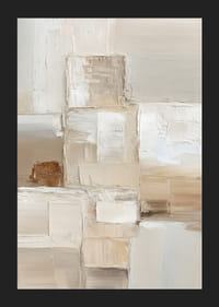 Jemná hra farieb v harmonickej abstrakcii.-5