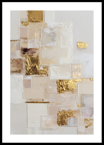 Póster Golden Subtle Radiance