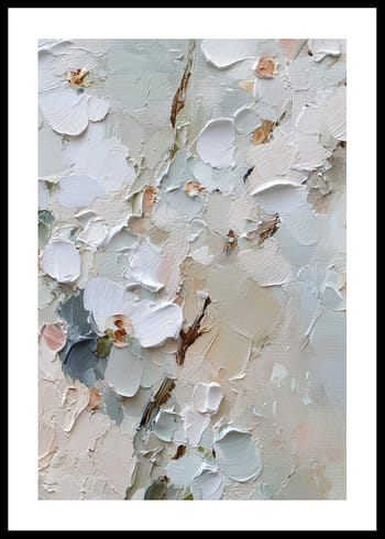 Poster Floral Pastel Symphony