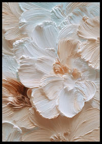 Soft brushstrokes of flowers in creamy pastel tones.-2