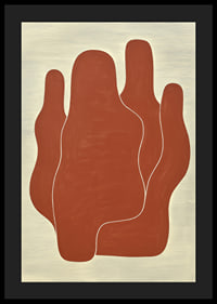 Organic shapes in earthy tones create calm and balance.-4