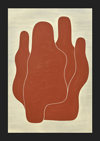 Organic shapes in earthy tones create calm and balance.-5