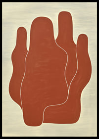 Organic shapes in earthy tones create calm and balance.-6