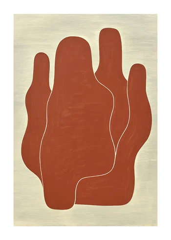 Poster Earthy Desert Silhouette