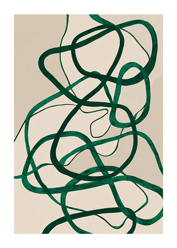 Poster Abstract Emerald Dance