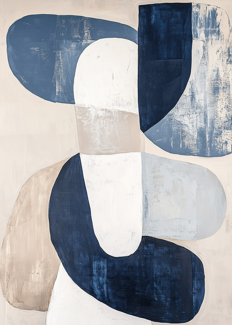 Soft shapes merge into a peaceful color palette.-12