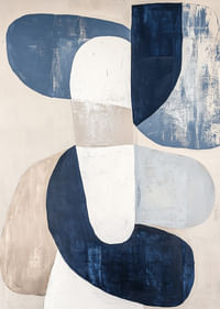 Des formes douces se fondent dans une palette de couleurs apaisantes.-3