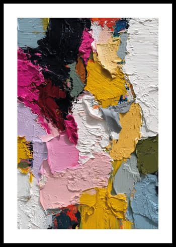 Poster Colored Texture Of Emotion