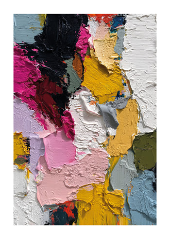 Affiche Colored Texture Of Emotion