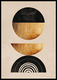 Elegant geometry with golden tones creates modern harmony.-6