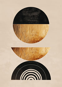 Elegant geometry with golden tones creates modern harmony.-7