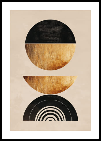 Poster Geometric Balance Of Elegance