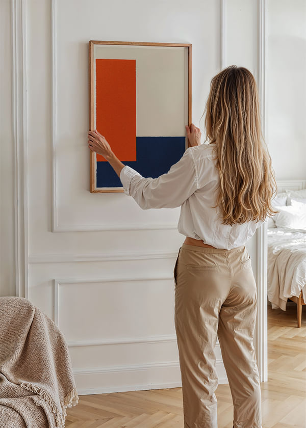 Poster Geometric Color Field crossfade