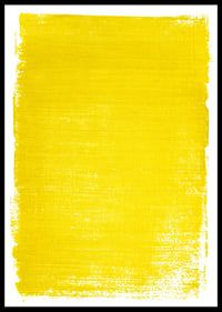 A brilliant yellow poster that lights up the room.-0