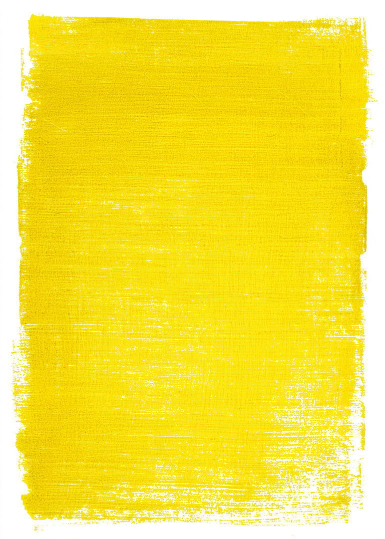 A brilliant yellow poster that lights up the room.-12