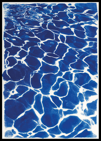 Poster Liquid Blue Harmony