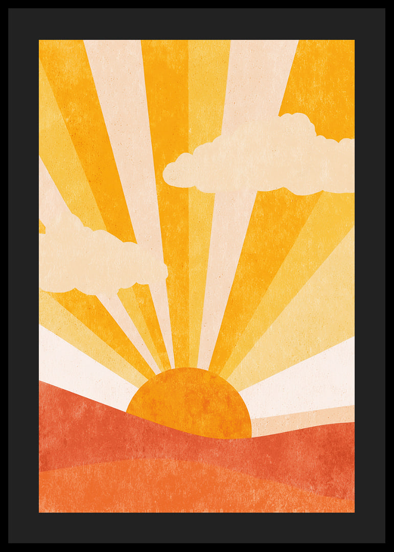 A brilliant sunrise fills the room with warmth and hope.-12
