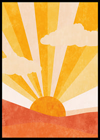 A brilliant sunrise fills the room with warmth and hope.-6