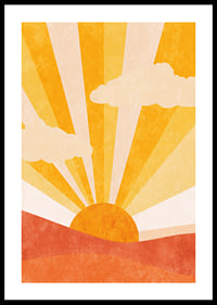 A brilliant sunrise fills the room with warmth and hope.-0