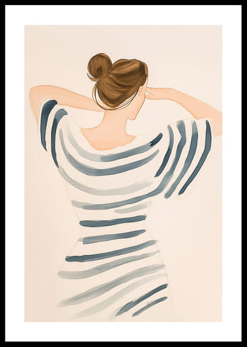 Poster Timeless Graceful Stripes
