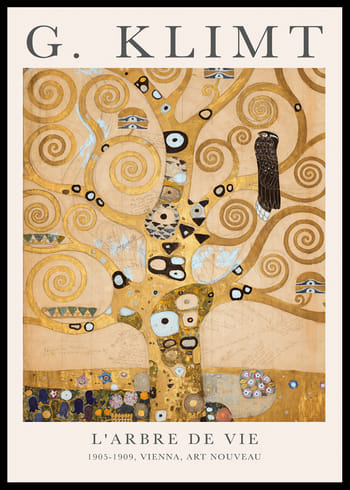 Plakat Larbre De Vie By Gustav Klimt