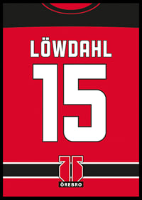 Henrik Löwdahl #15 Örebro Hockey. Spelartröja.-2