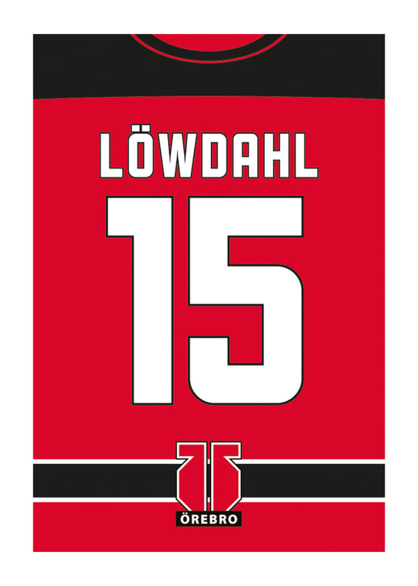 Poster Henrik Löwdahl #15 Örebro Hockey