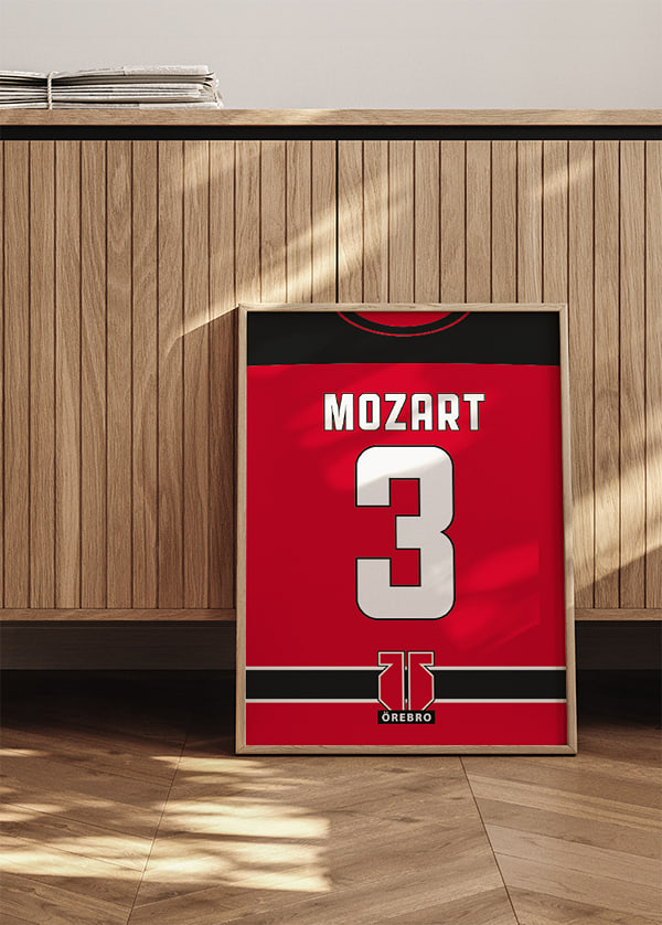 Poster Lars Mozart Anderssons #3 Örebro Hockey crossfade