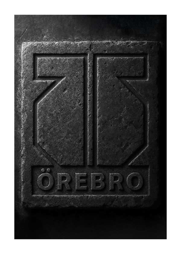 Poster Rough Stone Logo Örebro Hockey Poster