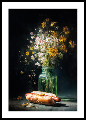 Poster Still Life with Hotdog