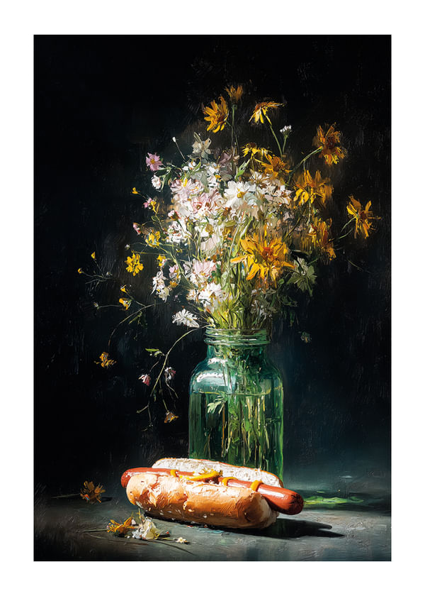 Plagát Still Life with Hotdog