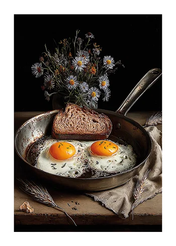 Poster Eggscellent Canvas