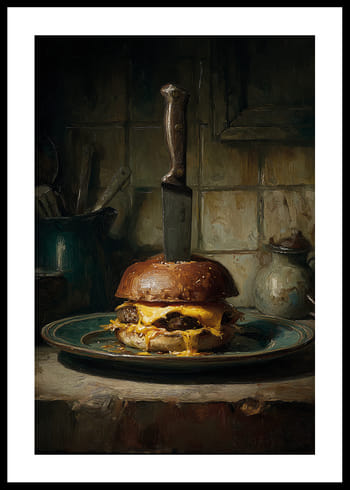 Plakat Rustic Burger