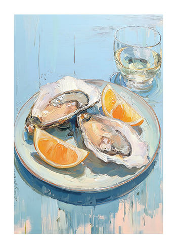 Poster Delicious Oysters