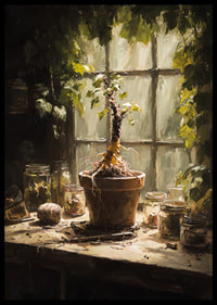 A sunlit plant corner creates peace and harmony.-6