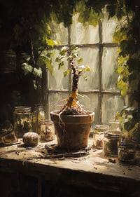 A sunlit plant corner creates peace and harmony.-7