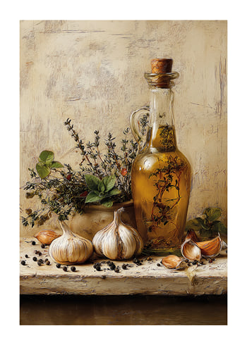 Poster Herb Infusion Elegance