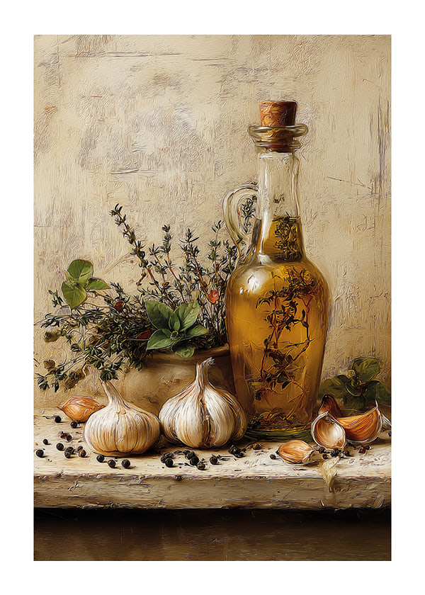 Poster Herb Infusion Elegance