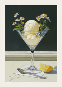 Egy frissítő üvegkreáció virágzó eleganciával.-3